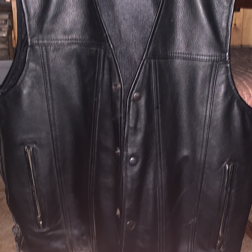 Male’s Leather Vest